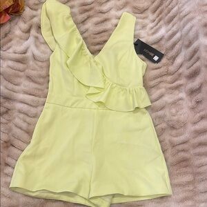 DO+BE Yellow Ruffle One Piece